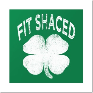 saint patricks day fit shaced Posters and Art